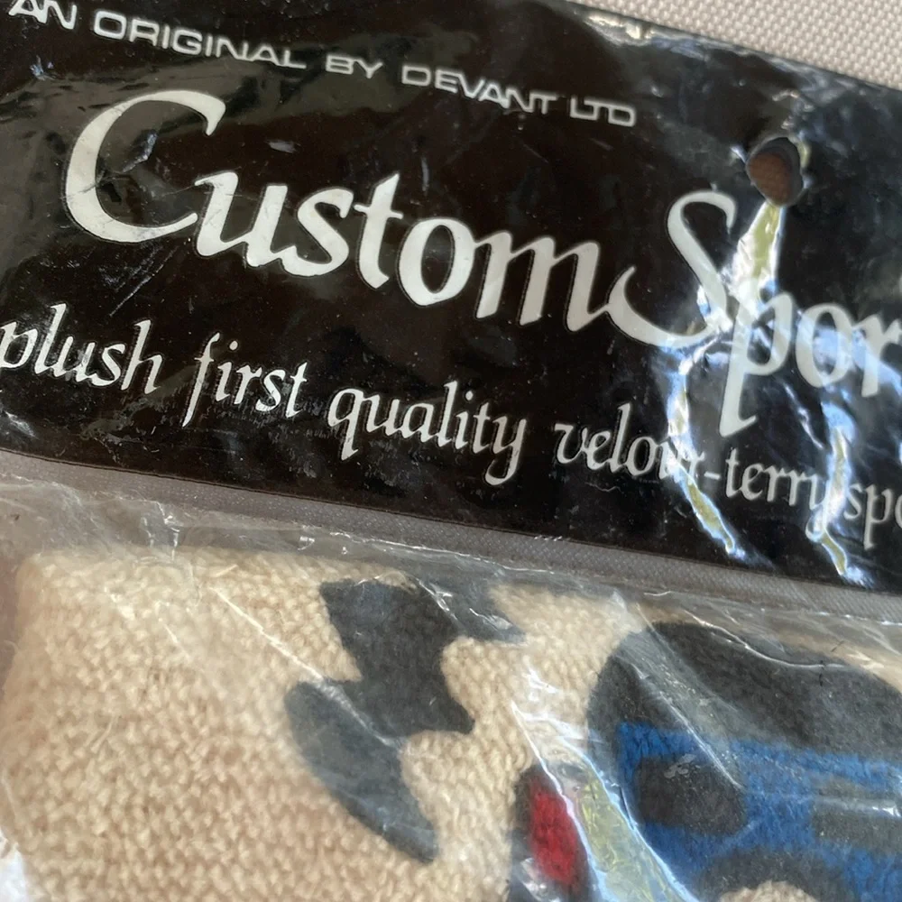 70’s Vintage Native American Print XL Custom Plush Velour-Terrycloth Towel